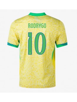 Brazil Rodrygo Goes #10 Domaci Dres Copa America 2024 Kratak Rukavima